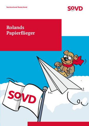 Titelseite der Broschüre zum SoVD-Papierflieger