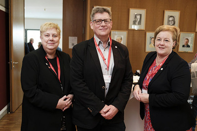 Von links: Jutta König, Michael Meder und Michaela Engelmeier