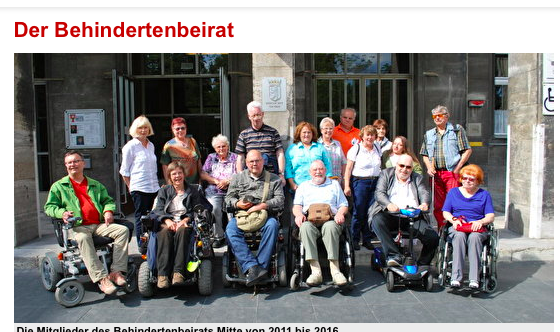 Gruppenfoto Behindertenbeirat